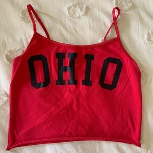 Ohio cropped tank
